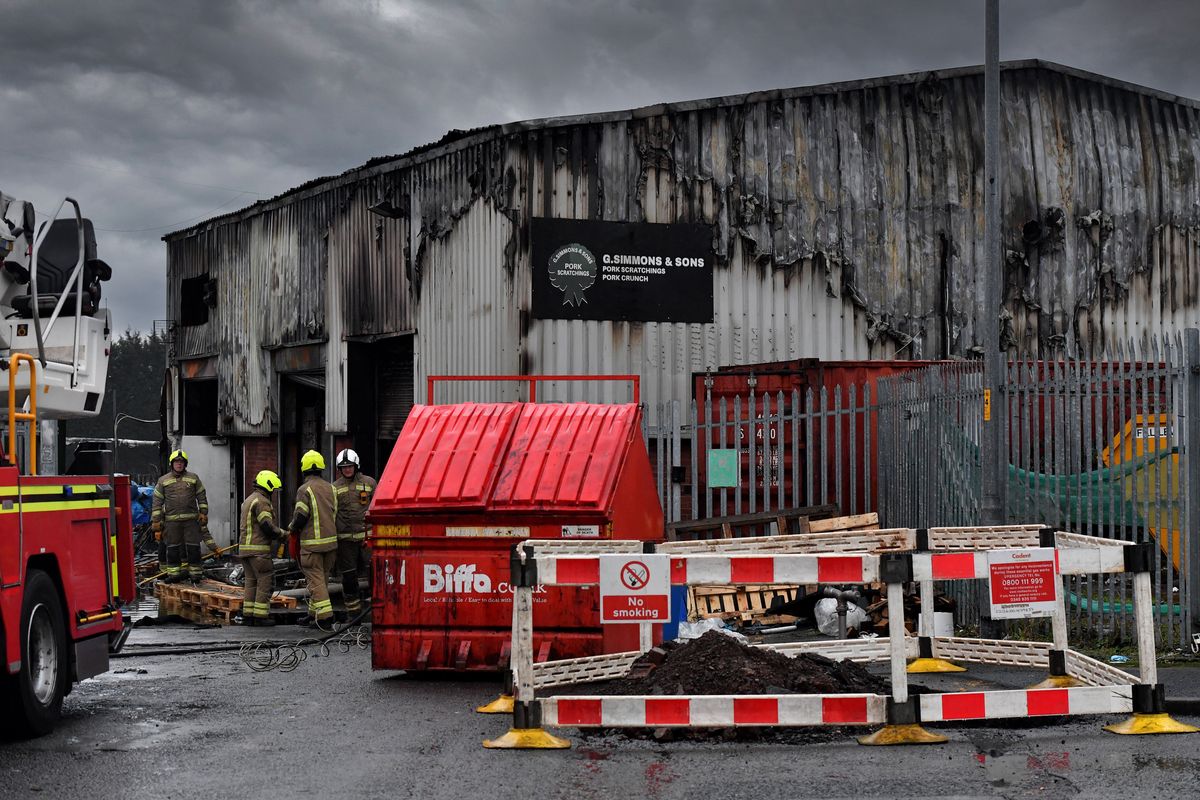 Aftermath of devastating fire still raw for owners of Bloxwich pork scratchings factory
