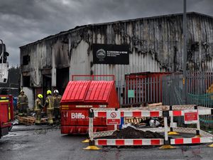 Supporting image for story: Aftermath of devastating fire still 'very raw' for owners of Bloxwich pork scratchings factory