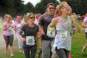 Supporting image for story: Katharine House Hospice Splatter Dash set to raise £50,000