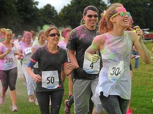 Supporting image for story: Katharine House Hospice Splatter Dash set to raise £50,000