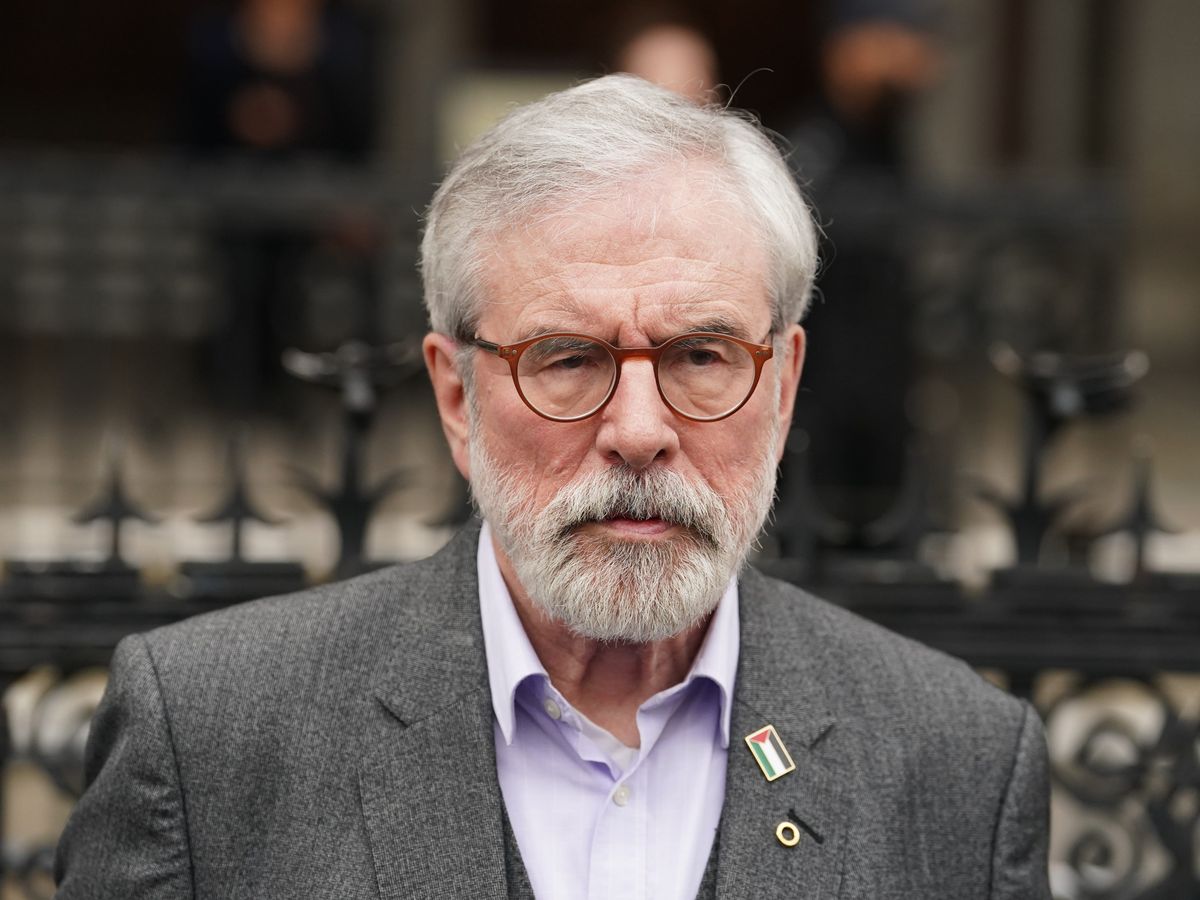 Gerry Adams in London &lsquo;to assert the legitimacy of the republican cause&rsquo;