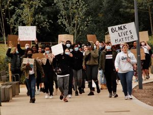 Supporting image for story: Dozens gather for Black Lives Matter protest in Telford - with pictures
