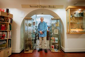 Neil Robinson from Second Chapter Books in The Parade Shopping Centre, Shrewsbury