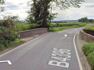 Supporting image for story: Old crash damaged Shropshire bridge on the road to repair five months after incident