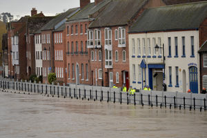 The River Severn is expected to overwhelm flood barriers today