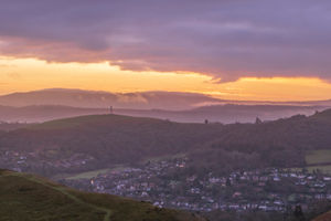 One of Mr Fusek Peter's photos overlooking Stretton