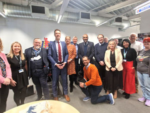 Supporting image for story: Education and Skills CEO drops in on West Midlands apprentices and providers