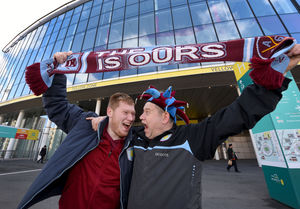 Matt Peckham and dad Stephen from Evesham....