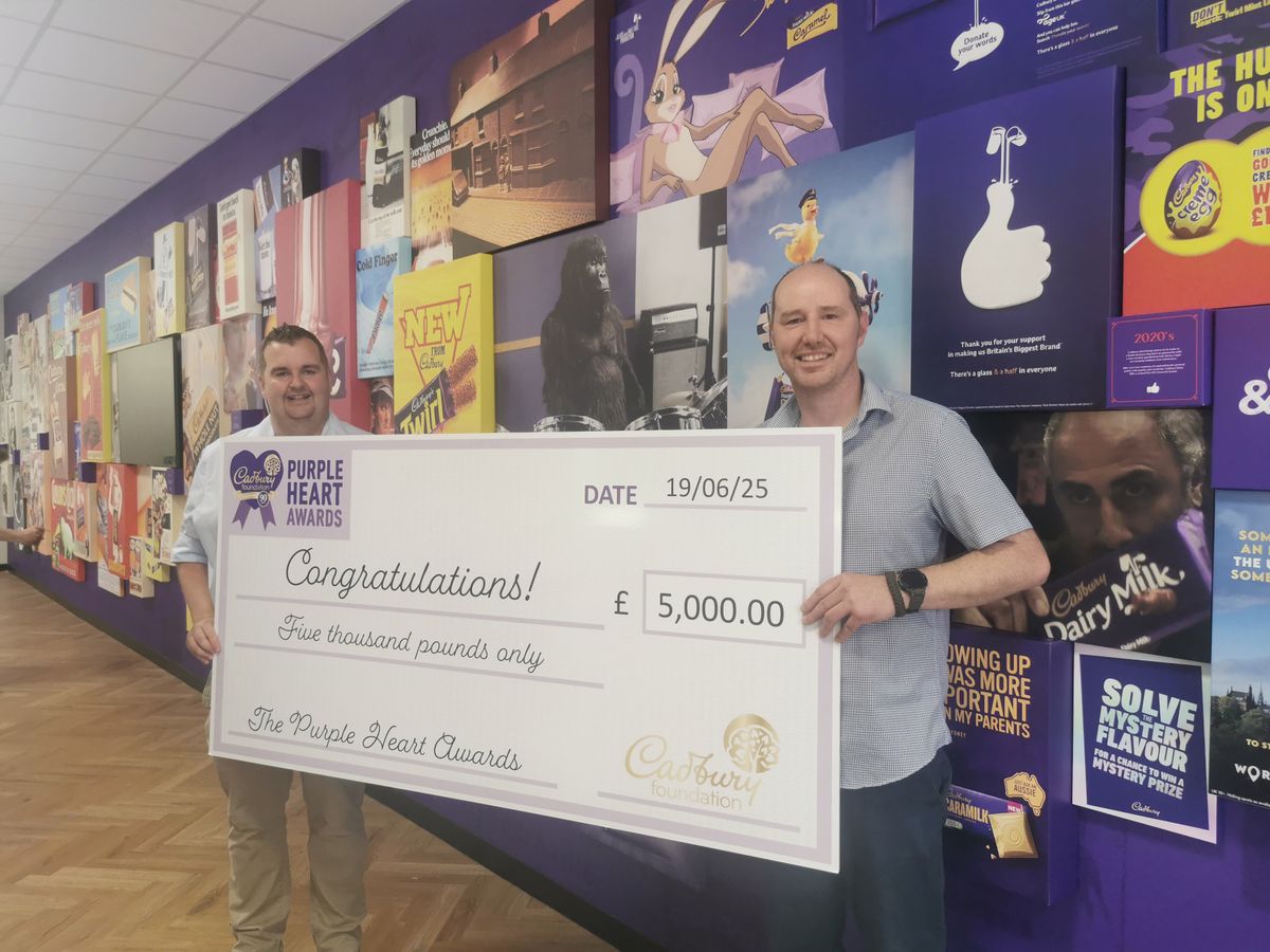 Marlbrook employees award local charities significant sum from The Cadbury Foundation