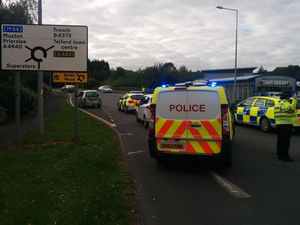 Supporting image for story: Crash outside Asda causes problems for Telford shoppers