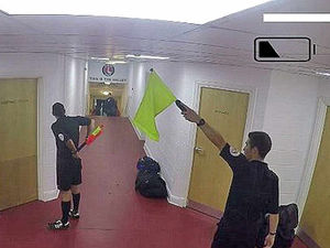 Supporting image for story: WATCH: Linesman's flag warm-up caught on Tunnel Cam before Charlton vs Shrewsbury Town