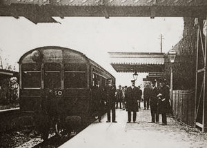 The former Smestow Railway Station at Tettenhall pictured in 1925