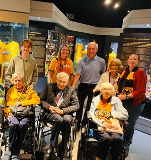 Residents with John Richards