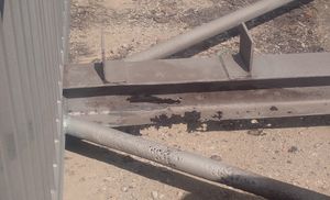 Metal defects have been found during reburbishment works on a bridge in Meole Brace, Shrewsbury (Shropshire Council)