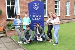 Tettenhall College pupils and staff celebrate