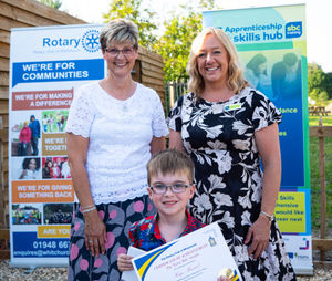 Diane Nelson and Amanda Carpenter with Hugo Manuel