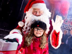 Supporting image for story: Packed Newport full of festive cheer for Christmas lights switch on