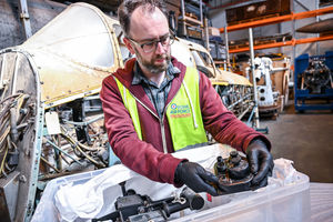 More than 50,000 historic objects are being moved to the new collections hub. Picture: RAF Museum Midlands. 
