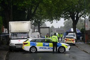 There was a heavy police presence and lots of police tape at the scene