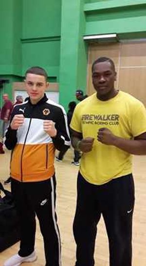 Cotterell before combat with Firewalker's Hosea Stewart whose maiden and valiant run ended in second place.