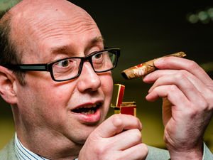 Supporting image for story: Winston Churchill cigar sells for £1,700 at Shrewsbury auction - with pictures