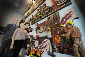 Supporting image for story: In pictures: Mural paying homage to history of West Bromwich to go on display