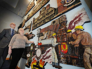 Supporting image for story: In pictures: Mural paying homage to history of West Bromwich to go on display