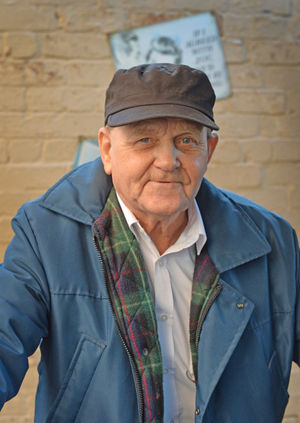 Aston Villa fan David Johnson, 73, of Dudley