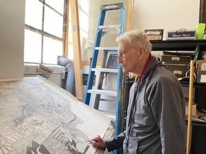 Supporting image for story: Derek Boshier: A talent recognised by David Bowie, David Hockney and The Clash