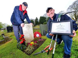 Supporting image for story: Act of kindness to tend Second War World airman’s grave - PICTURES and VIDEO