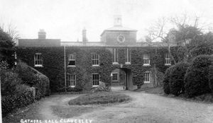 XXXXnostalgia pic. Claverley.'Gatacre Hall, Claverley.' An undated postcard. c.1910??Picture loaned by postcard collector Ray Farlow who is happy for his pix to be ordered.Halls.Library code: Claverley nostalgia 2002a. Gatacre Hall nostalgia 2002a. Loaded from Photographic:Load: on 10102002 Toby Neal colour print