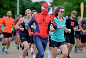 Even Spidey joined in