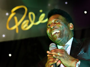 Supporting image for story: In pictures: When Brazilian legend Pele made a visit to Cannock