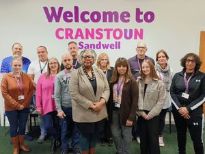 Councillor Taylor and the Cranstoun team