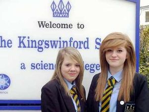 Supporting image for story: Kingswinford School pair raise £1,000 in memory of friend