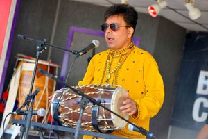 Performers at the Black Country Road Run
