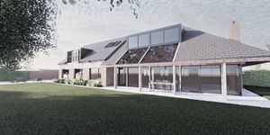 An Image Of The Proposed New Home Earmarked For Land In Sutton, Near Newport, Submitted As Part Of The Planning Application To Stafford Borough Council