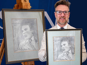 Bargain Hunt star Charles Hanson will sell the portrait as part of a four-day auction in Derbyshire