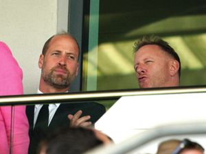 Supporting image for story: William hugs Wales player after Women’s Rugby World Cup game defeat