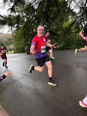 Matt completed the run in 43 minutes