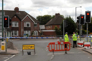 The scene after the tragedy.