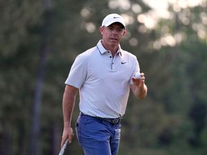 Supporting image for story: Rory McIlroy takes two-shot lead into final round of Masters