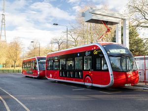 Supporting image for story: New tram-like electric buses rolled out in London