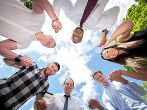 Supporting image for story: Vistry staff take to the skies above Shropshire to help Papyrus
