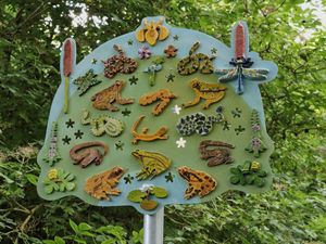 Supporting image for story: Walsall wildlife celebrated with new interactive sculptures