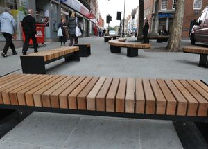 The 'Shrewsbury bench' has proved a big hit
