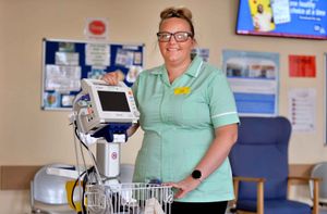 Lorna McQuaid, Bank Healthcare Assistant at the Princess Royal Hospital, who is one of three nominees for the Public Recognition Award.