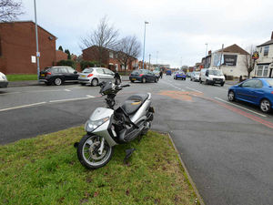 Supporting image for story: Tailbacks after car and moped crash in Tipton