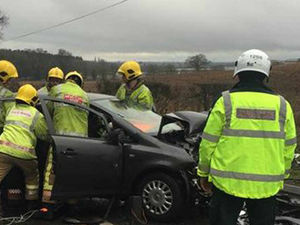 Supporting image for story: Rush-hour traffic chaos as smash shuts Stafford road