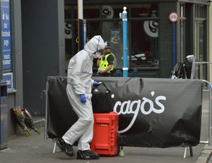 Forensic investigators have been at the scene gathering evidence